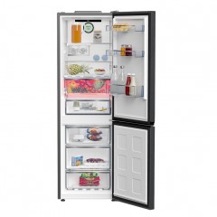 Beko B5RCNE365LXBR Ψυγειοκαταψύκτης 316lt NoFrost Υ186.5xΠ59.5xΒ66.3εκ. Μαύρος